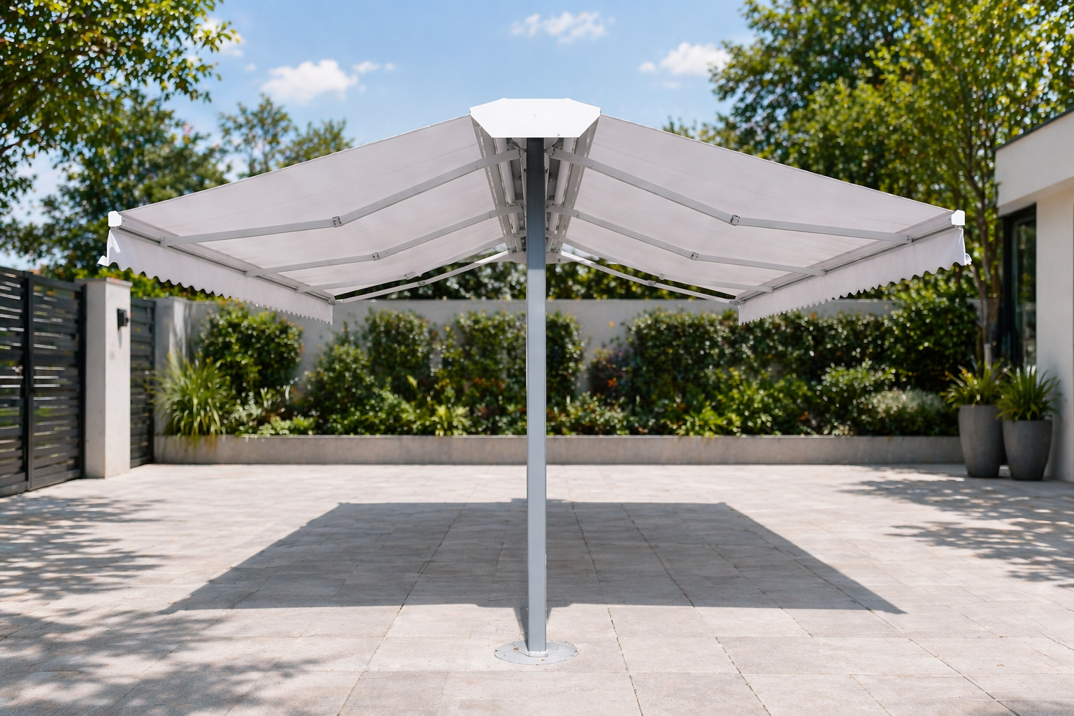 Állványos party napellenző vendéglátó terasz Budapest